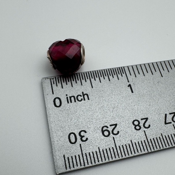 Sterling Silver 925 Pandora Heart Bead - Picture 4 of 5